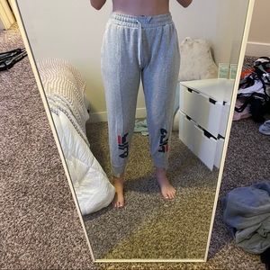 Gray Fila Sweatpants